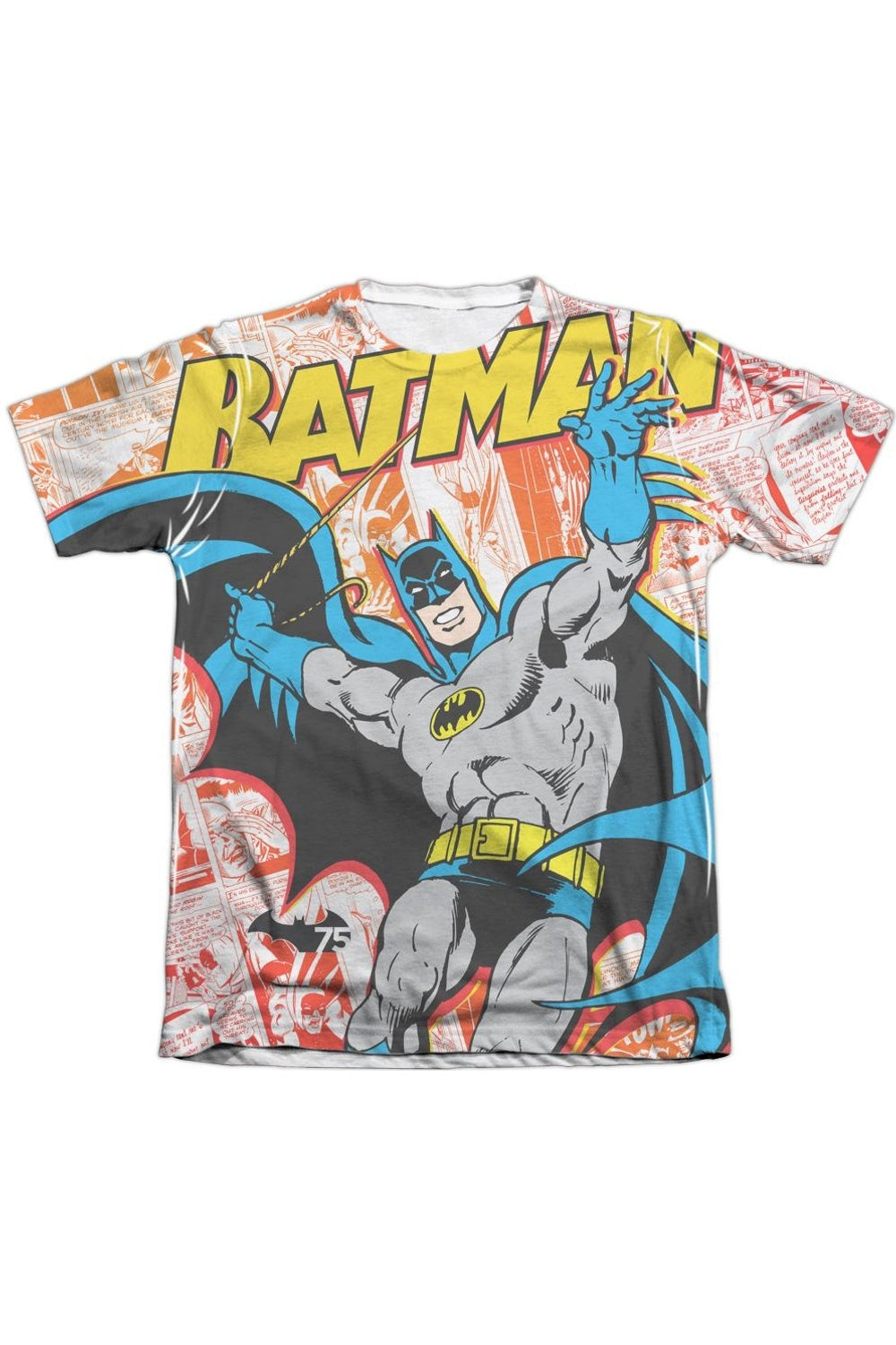 Футболка с коротким рукавом Batman 75 панелей для взрослых из полиэстера/хлопка Gildan, белый
Футболка с коротким рукавом Batman 75 панелей для взрослых из полиэстера/хлопка Gildan, белый