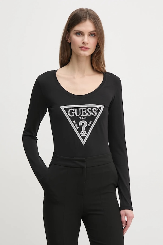 Лонгслив Guess, черный
Лонгслив Guess, черный