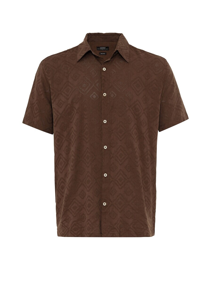 Рубашка на пуговицах стандартного кроя Antioch, коричневый
Рубашка на пуговицах стандартного кроя Antioch, коричневый