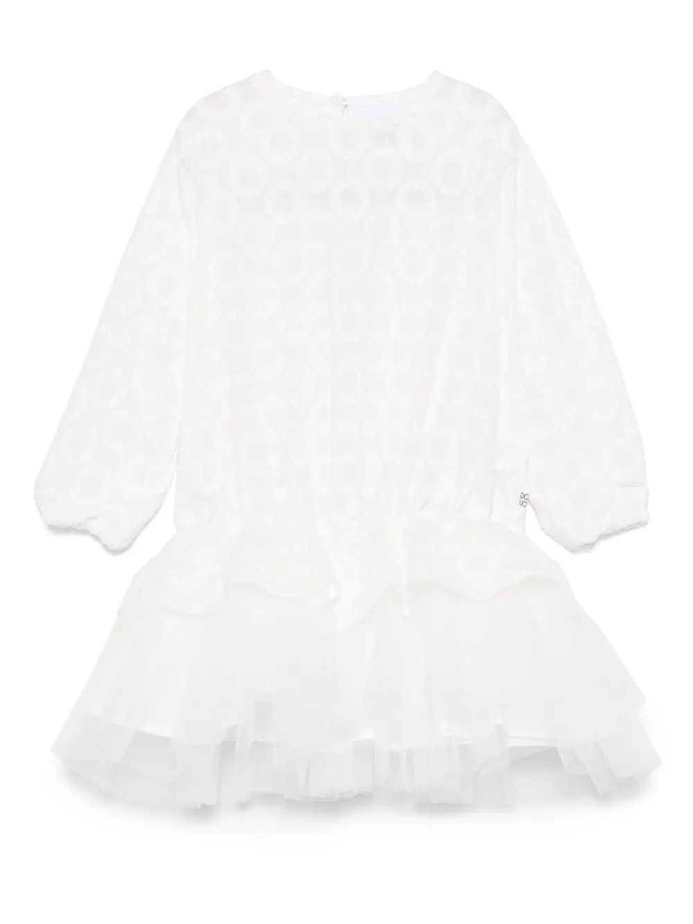 Платье с геометричным узором Douuod Kids, белый
Платье с геометричным узором Douuod Kids, белый