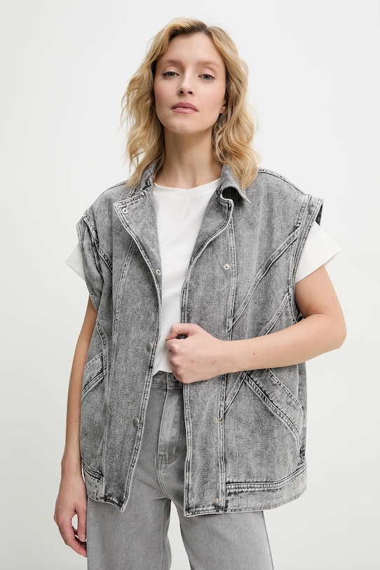 Джинсовый топ без рукавов Answear.Lab, серый
Джинсовый топ без рукавов Answear.Lab, серый