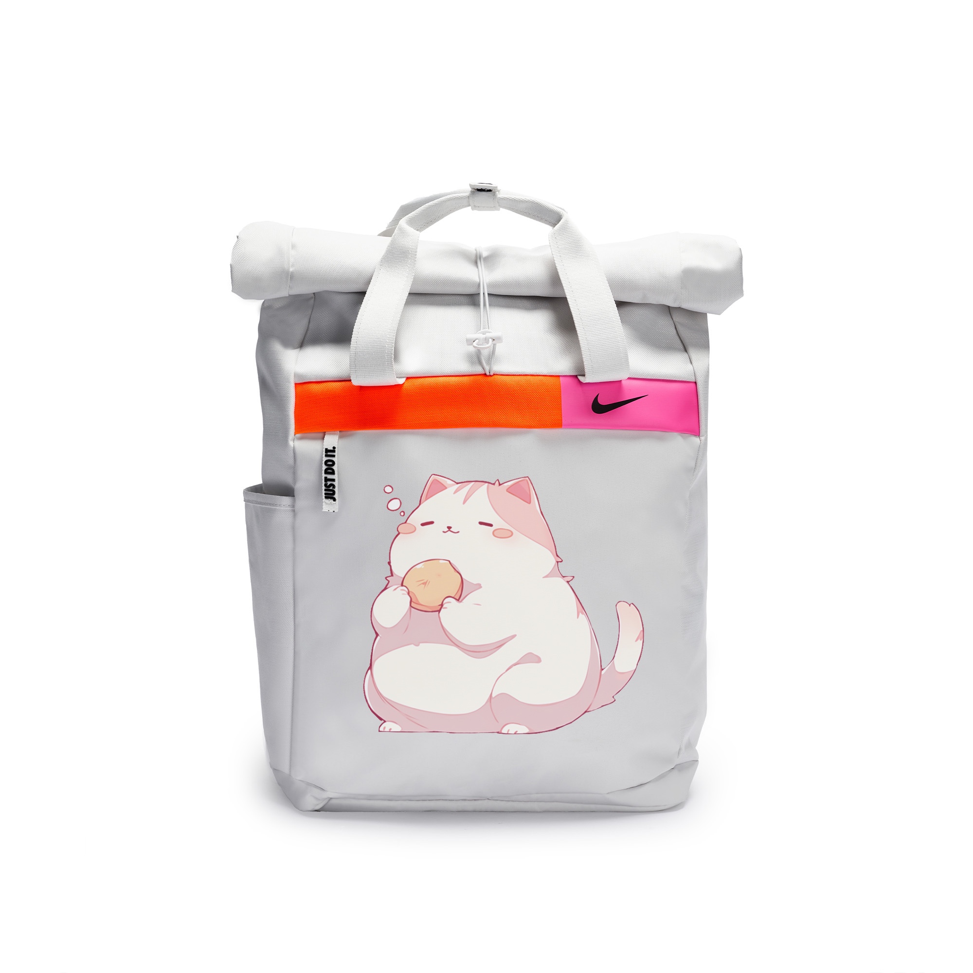 Nike Полиэстеровый граффити рюкзак повседневный унисекс светло-серебристый серый, Gluttonous Kitten
Nike Полиэстеровый граффити рюкзак повседневный унисекс светло-серебристый серый, Gluttonous Kitten