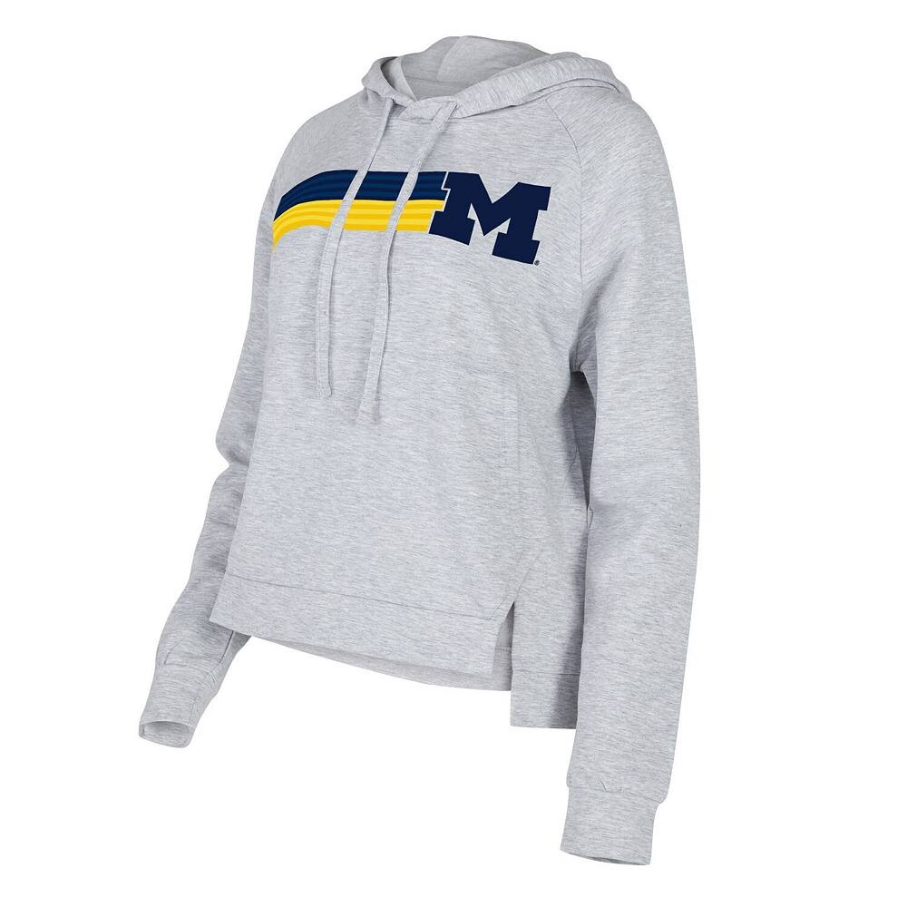 Женский пуловер с капюшоном Concepts Sport Grey Michigan Wolverines Cedar Tri-Blend реглан, цвет Mic Grey
Женский пуловер с капюшоном Concepts Sport Grey Michigan Wolverines Cedar Tri-Blend реглан, цвет Mic Grey