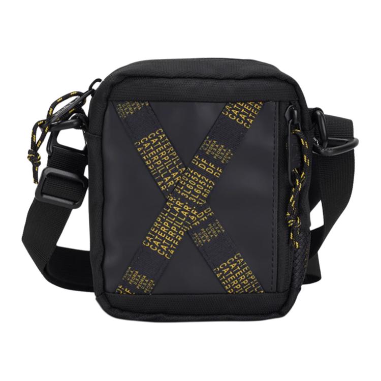 Полиэстеровая наплечная сумка через плечо мини унисекс черная CAT
Полиэстеровая наплечная сумка через плечо мини унисекс черная CAT