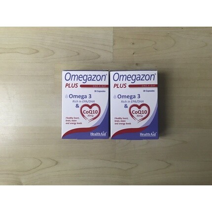 Health Aid Omegazon Plus Omega 3 и Co Q10 30 капсул Healthaid
Health Aid Omegazon Plus Omega 3 и Co Q10 30 капсул Healthaid