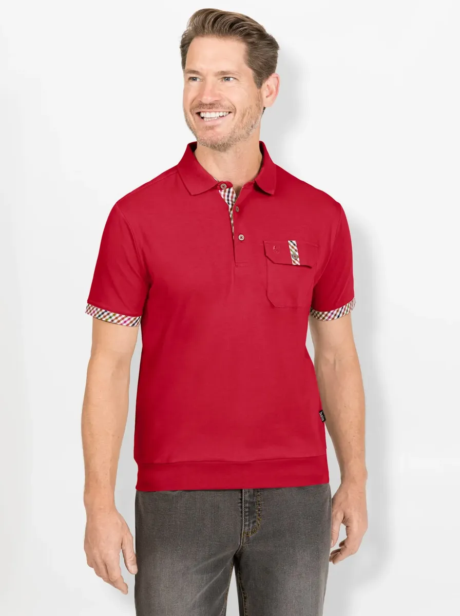 Рубашка-поло Hajo "рубашка-поло с короткими рукавами", цвет Kirsche
Рубашка-поло Hajo "рубашка-поло с короткими рукавами", цвет Kirsche