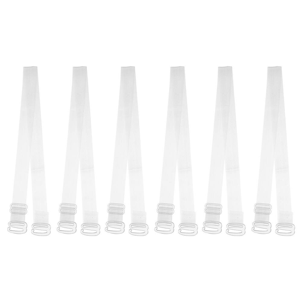 3 пары невидимых прозрачных бретелей для бюстгальтера, пластиковый крючок, регулируемый плечевой ремень, прозрачный, 12 мм Unique Bargains, цвет Clear
3 пары невидимых прозрачных бретелей для бюстгальтера, пластиковый крючок, регулируемый плечевой ремень, прозрачный, 12 мм Unique Bargains, цвет Clear