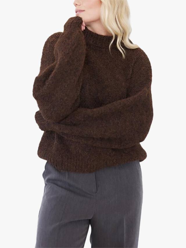 Джемпер patrisia оверсайз A-VIEW, темно-коричневый
Джемпер patrisia оверсайз A-VIEW, темно-коричневый