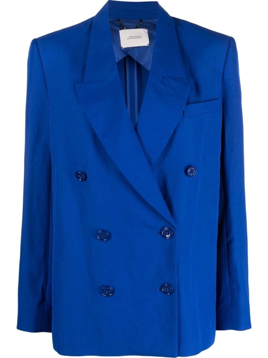 Dorothee Schumacher Summery double-breasted blazer, синий
Dorothee Schumacher Summery double-breasted blazer, синий