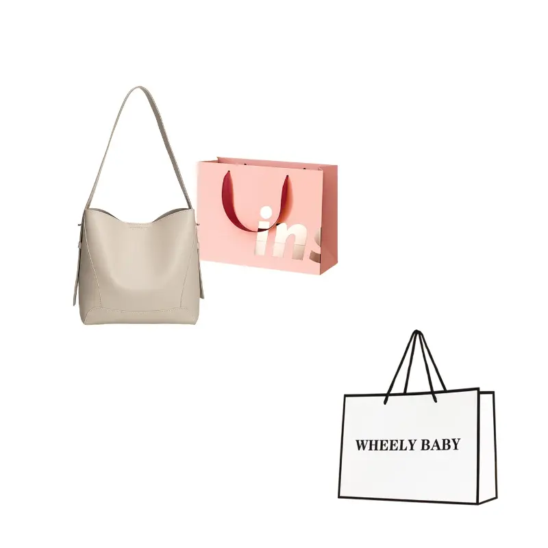 WHEELY BABY Кожаная сумка-ведро через плечо, White
WHEELY BABY Кожаная сумка-ведро через плечо, White