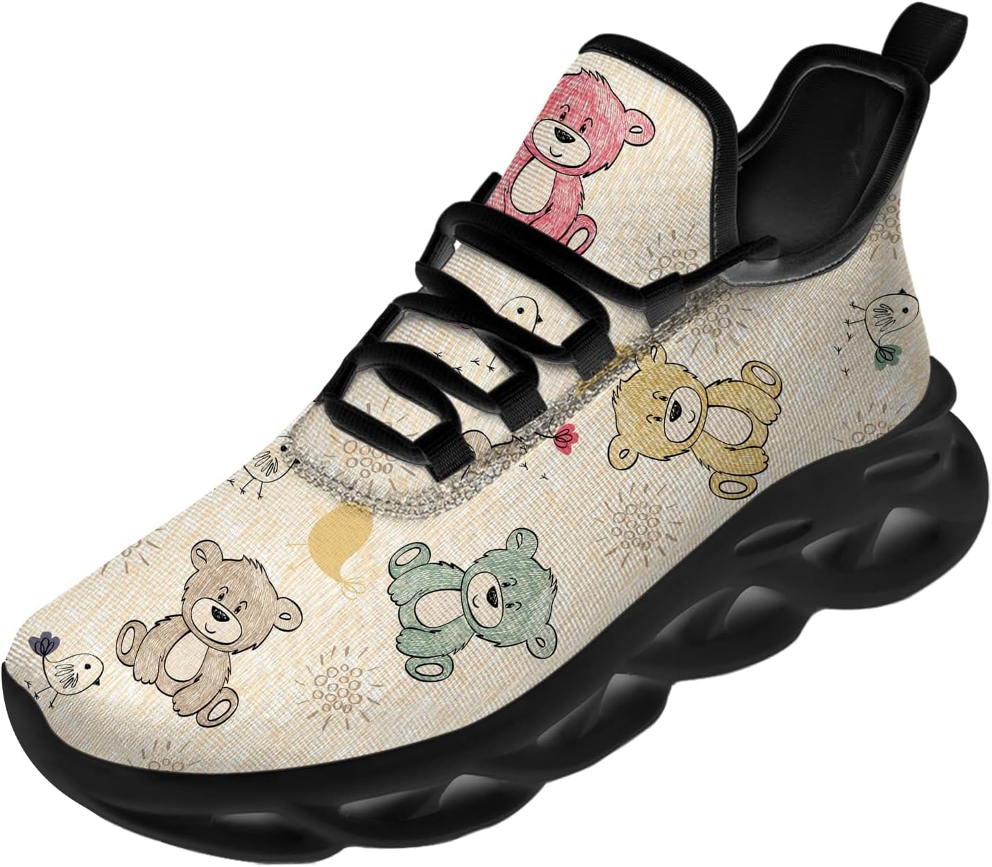 Кроссовки с медведем для мужчин и женщин для бега по дорогам, спорта, ходьбы, тенниса, подарки для любителей медведей, для мальчиков и девочек Ciadoon, Multicolor
Кроссовки с медведем для мужчин и женщин для бега по дорогам, спорта, ходьбы, тенниса, подарки для любителей медведей, для мальчиков и девочек Ciadoon, Multicolor