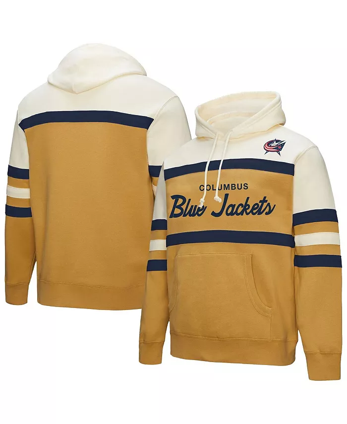 Мужская толстовка с капюшоном Columbus Blue Jackets Head Coach золотистого/кремового цвета Mitchell & Ness
Мужская толстовка с капюшоном Columbus Blue Jackets Head Coach золотистого/кремового цвета Mitchell & Ness