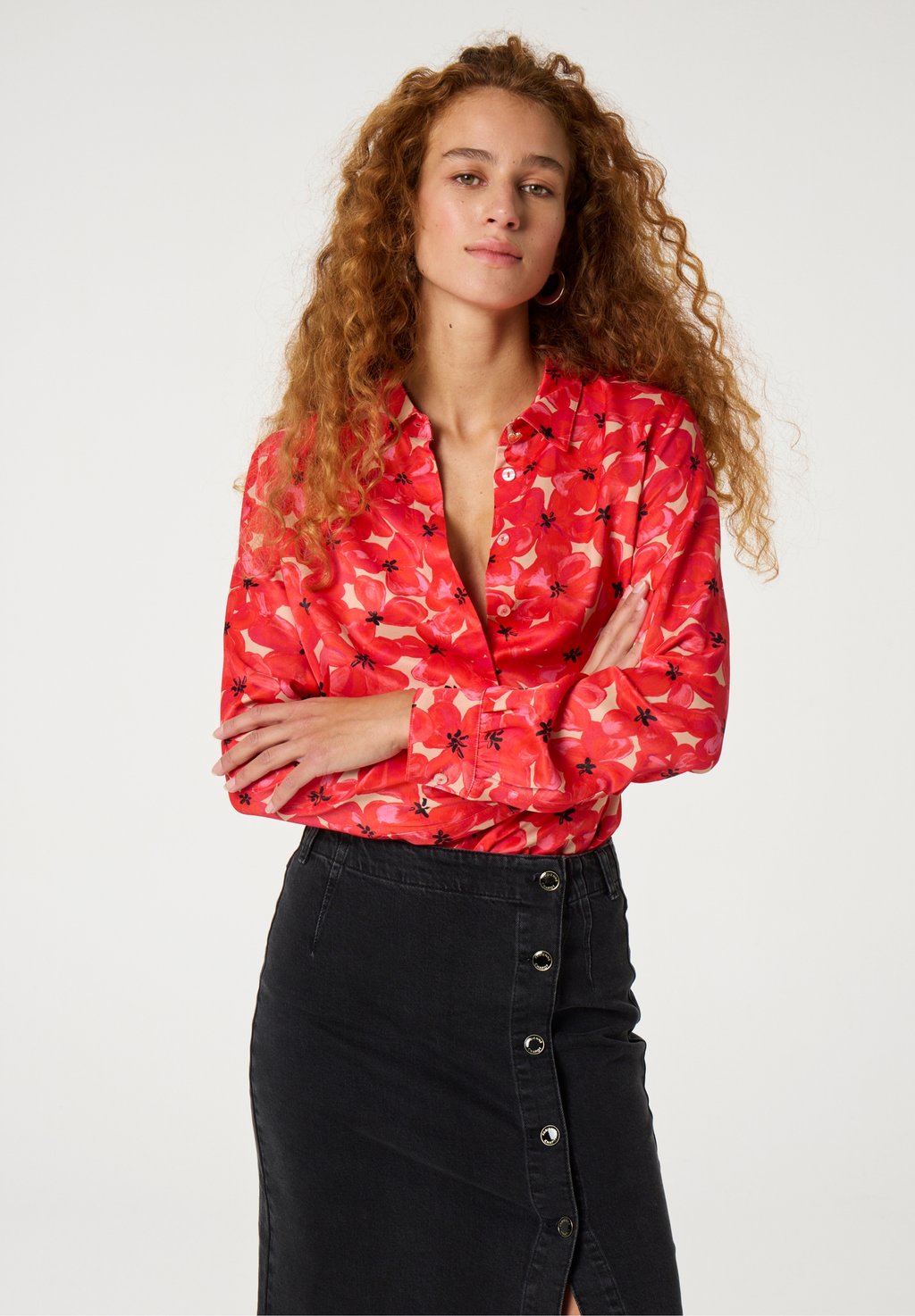 Блузка на пуговицах Fabienne Chapot, красный
Блузка на пуговицах Fabienne Chapot, красный