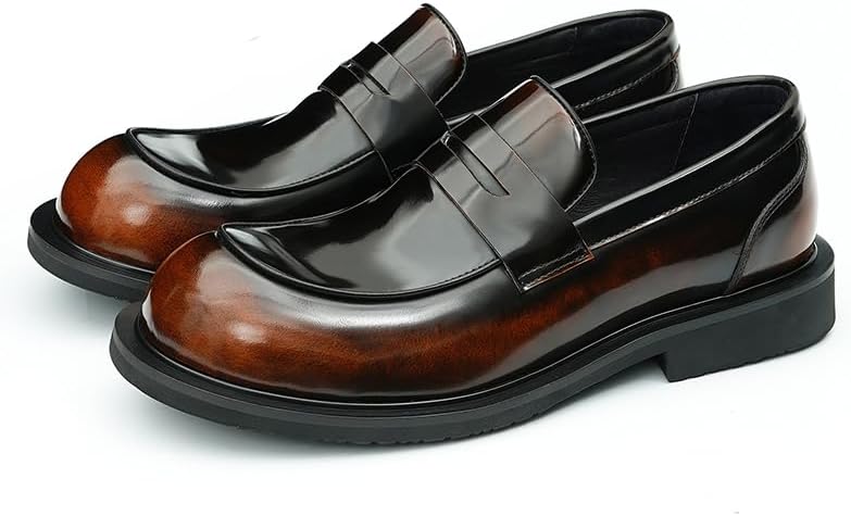 Мужские лоферы с удобной посадкой - верх из телячьей кожи, дышащая подкладка из свиной кожи и мягкая резиновая подошва для комфорта в течение всего дня. Деловая, повседневная, свадебная и праздничная обувь для мужчин Neweyesee, коричневый
Мужские лоферы с удобной посадкой - верх из телячьей кожи, дышащая подкладка из свиной кожи и мягкая резиновая подошва для комфорта в течение всего дня. Деловая, повседневная, свадебная и праздничная обувь для мужчин Neweyesee, коричневый