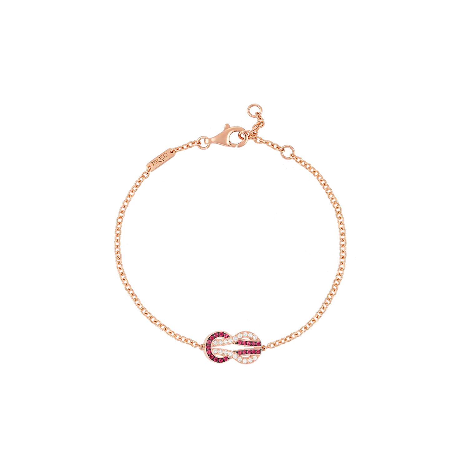 Браслет Fred Chance infinie из розового золота с бриллиантами и рубинами
Браслет Fred Chance infinie из розового золота с бриллиантами и рубинами