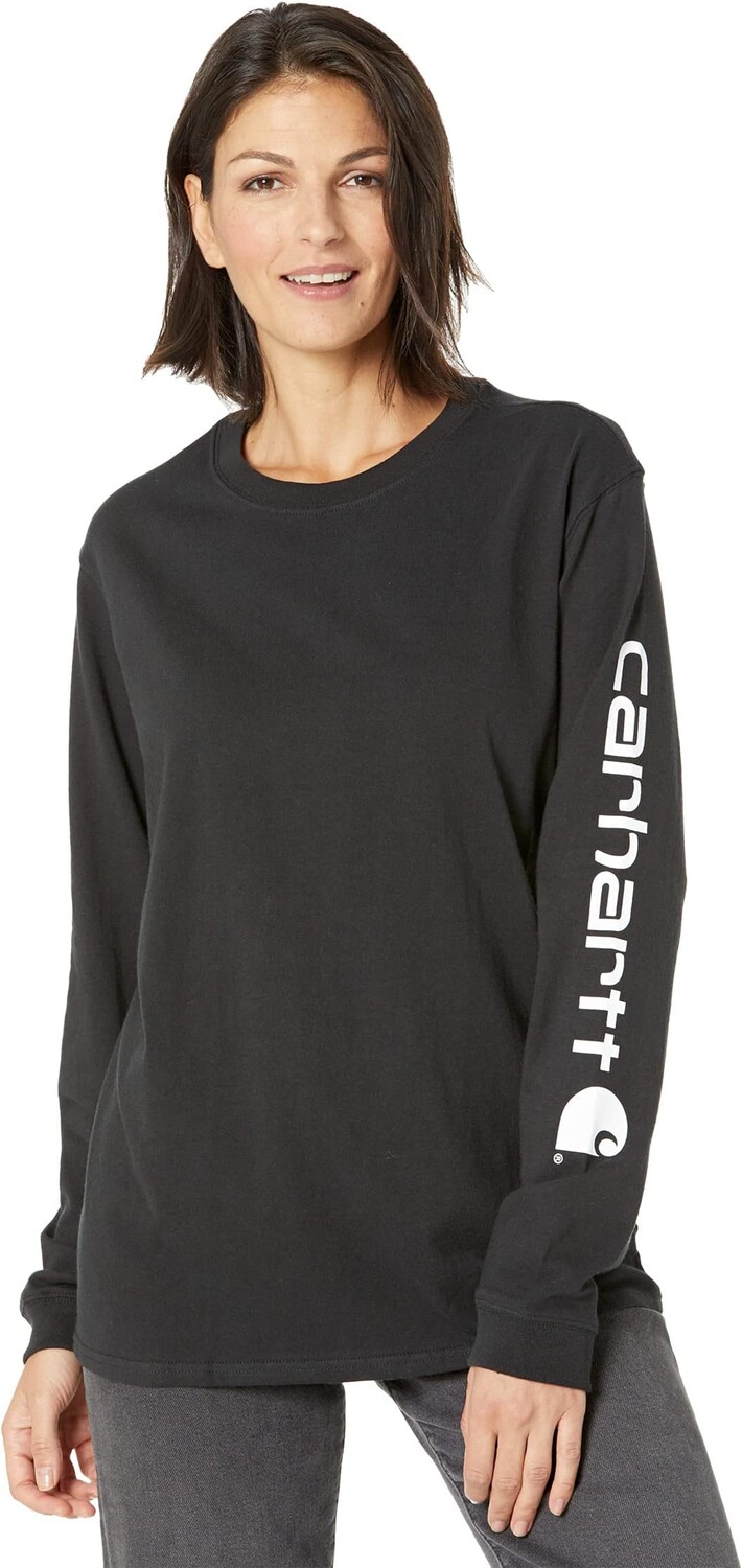 Свободная футболка с длинными рукавами и логотипом Carhartt, черный
Свободная футболка с длинными рукавами и логотипом Carhartt, черный