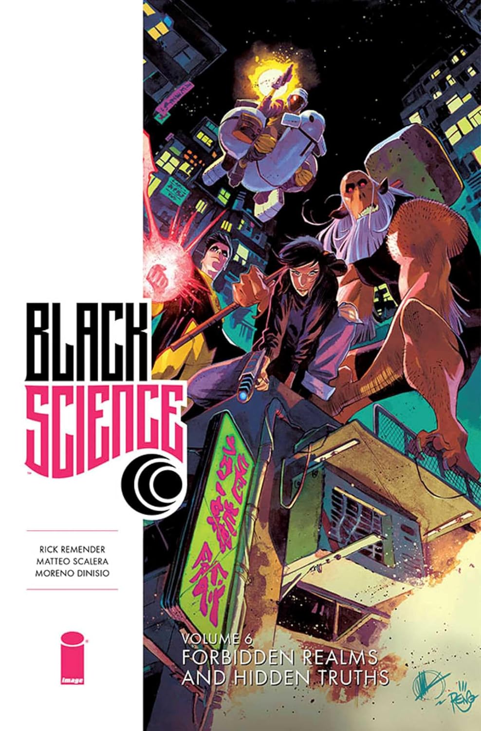 Black Science Volume 6: Forbidden Realms and Hidden Truths (Image Comics)
Black Science Volume 6: Forbidden Realms and Hidden Truths (Image Comics)