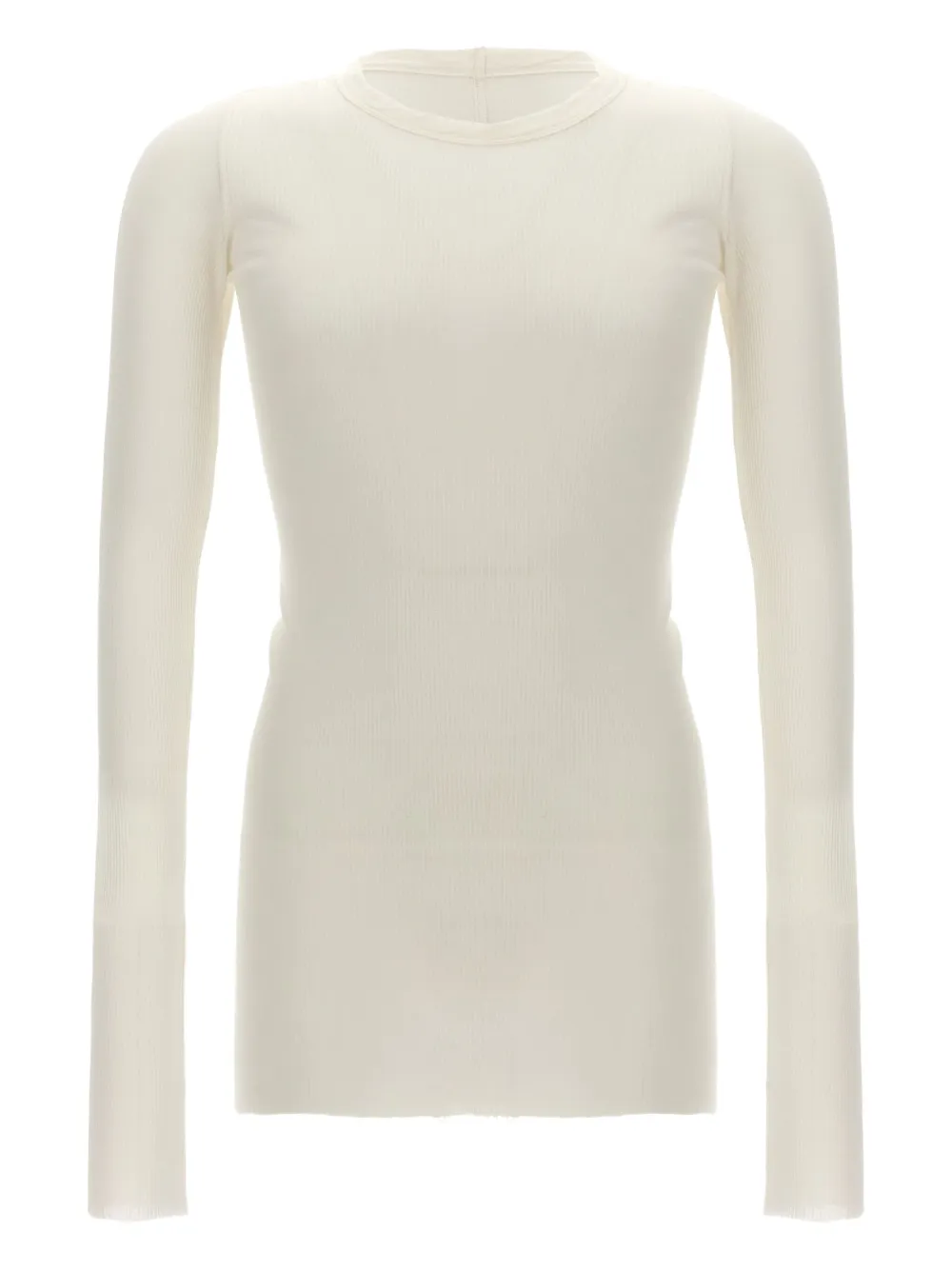 Футболка в рубчик с длинными рукавами Rick Owens, белый
Футболка в рубчик с длинными рукавами Rick Owens, белый