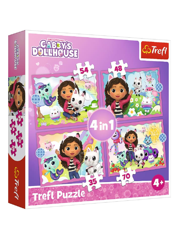 Gabby's Dollhouse Набор пазлов 4-в-1 - четыре волшебных пазла в одном, черного цвета
Gabby's Dollhouse Набор пазлов 4-в-1 - четыре волшебных пазла в одном, черного цвета