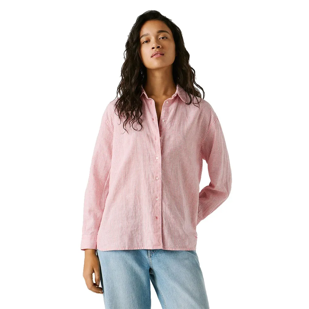 Рубашка с длинным рукавом Pepe Jeans Bernany, розовый
Рубашка с длинным рукавом Pepe Jeans Bernany, розовый