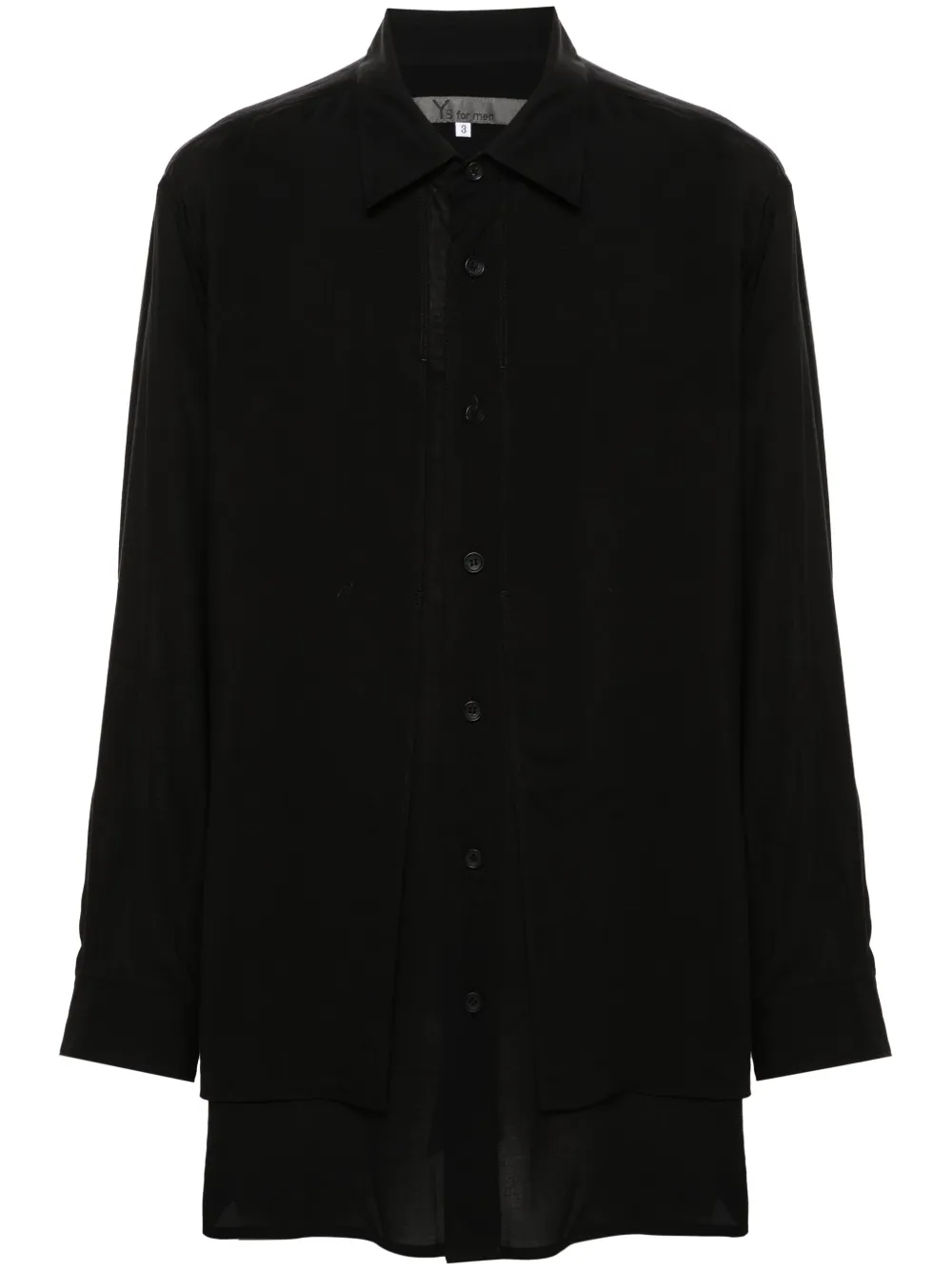 Рубашка на пуговицах Y's, черный
Рубашка на пуговицах Y's, черный