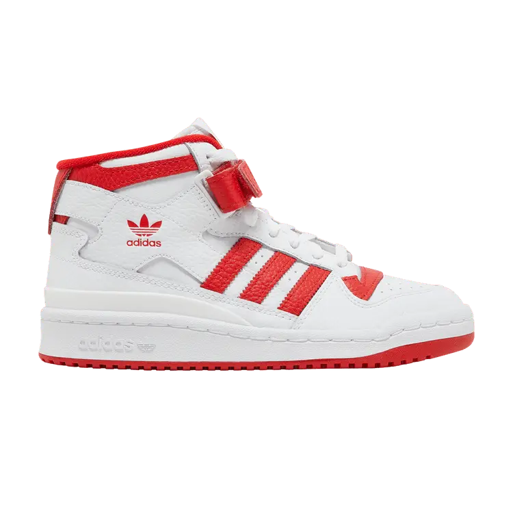 Кроссовки adidas Forum Mid J 'White Vivid Red', белый
Кроссовки adidas Forum Mid J 'White Vivid Red', белый
