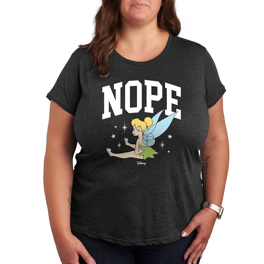 Футболка Disney's Tinker Bell Plus Nope с рисунком, цвет Heather Charcoal 
Футболка Disney's Tinker Bell Plus Nope с рисунком, цвет Heather Charcoal