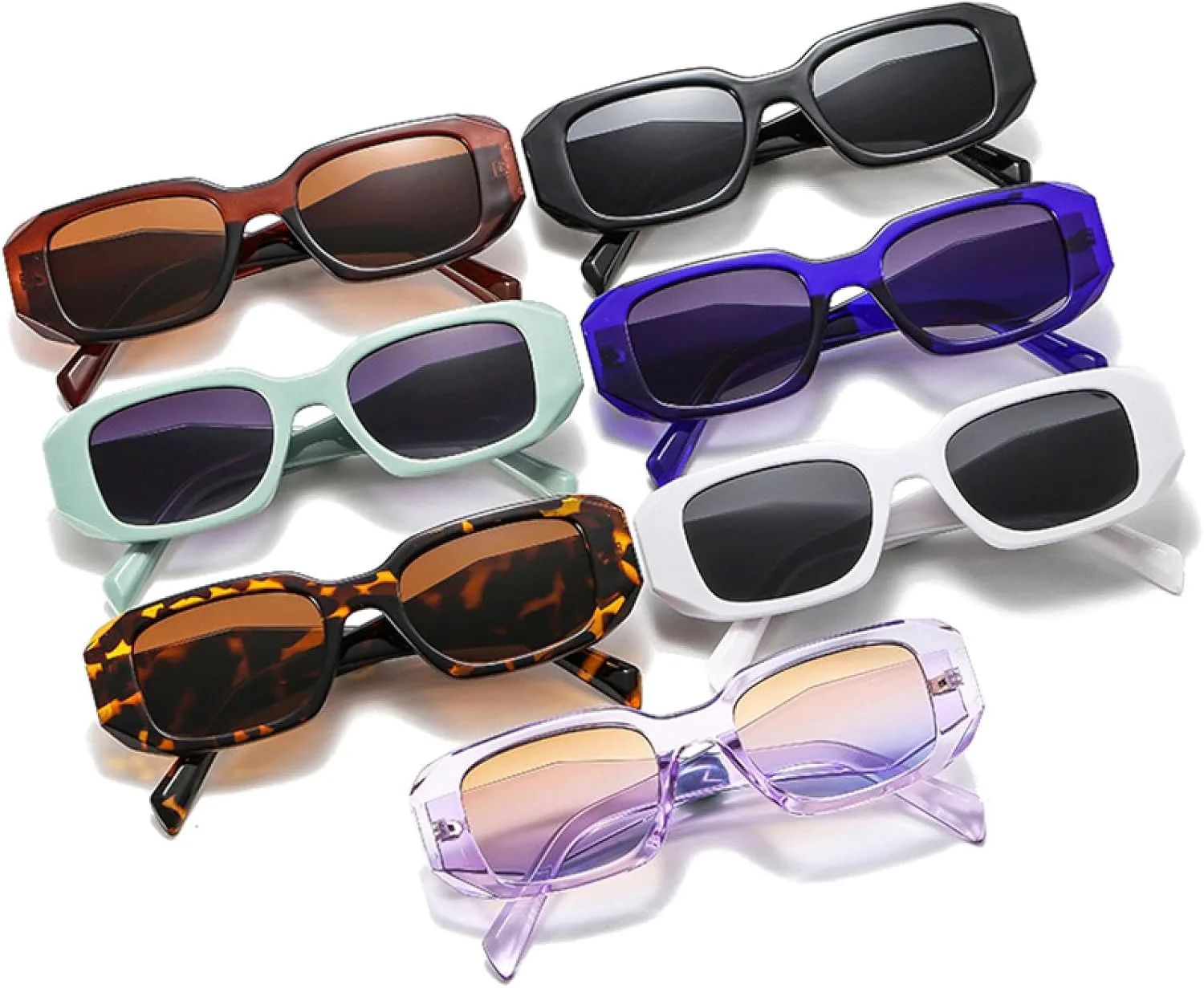 Модные женские солнцезащитные очки маленького прямоугольного размера в стиле ретро с широкими дужками, защита от УФ-излучения UV400 для мужчин HHZZYVY, White Gray
Модные женские солнцезащитные очки маленького прямоугольного размера в стиле ретро с широкими дужками, защита от УФ-излучения UV400 для мужчин HHZZYVY, White Gray