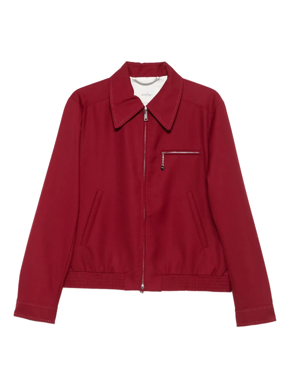 Куртка на молнии с декоративной строчкой Second/Layer, красный
Куртка на молнии с декоративной строчкой Second/Layer, красный