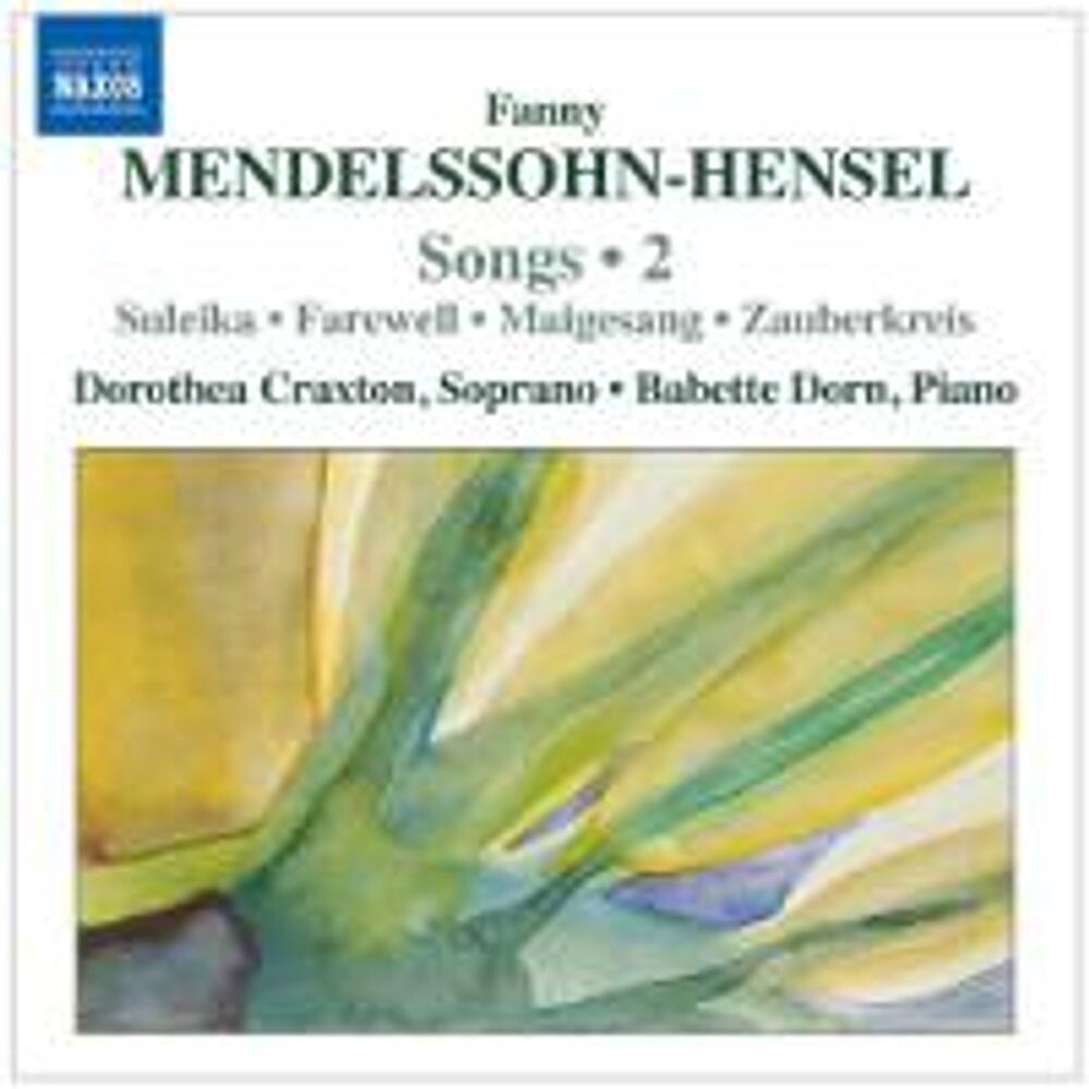 Диск CD Songs 2 - Fanny Mendelssohn-Hensel, Dorothea Craxton, Babette Dorn
Диск CD Songs 2 - Fanny Mendelssohn-Hensel, Dorothea Craxton, Babette Dorn