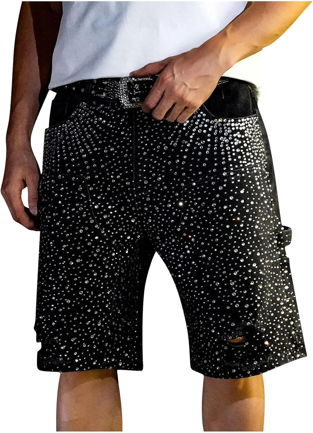 Xiaojmake мужские шорты-бермуды baggy с пайетками Y2K wide leg в стиле grunge
Xiaojmake мужские шорты-бермуды baggy с пайетками Y2K wide leg в стиле grunge