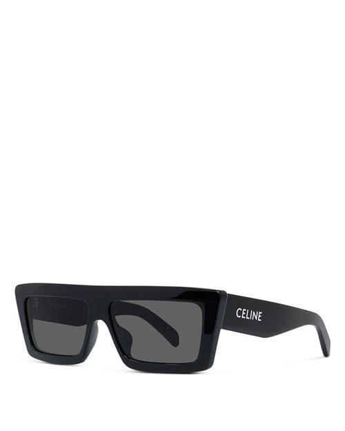 Прямоугольные солнцезащитные очки Monochroms, 57 мм CELINE, цвет Black 
Прямоугольные солнцезащитные очки Monochroms, 57 мм CELINE, цвет Black