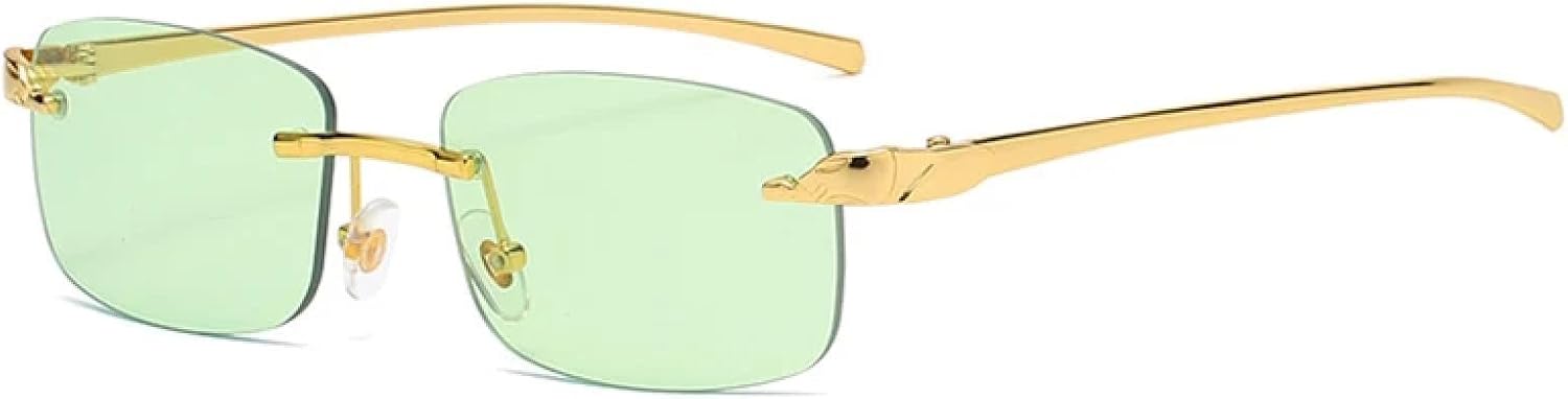 Солнцезащитные очки с защитой от УФ-излучения UV400 | Без оправы, металлические, маленький размер | Для женщин и мужчин, для занятий спортом на открытом воздухе и вождения DSVIGF, Green
Солнцезащитные очки с защитой от УФ-излучения UV400 | Без оправы, металлические, маленький размер | Для женщин и мужчин, для занятий спортом на открытом воздухе и вождения DSVIGF, Green