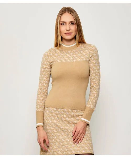 Полуводолазка Обри Slim fit Guess Jeans, бежевый
Полуводолазка Обри Slim fit Guess Jeans, бежевый