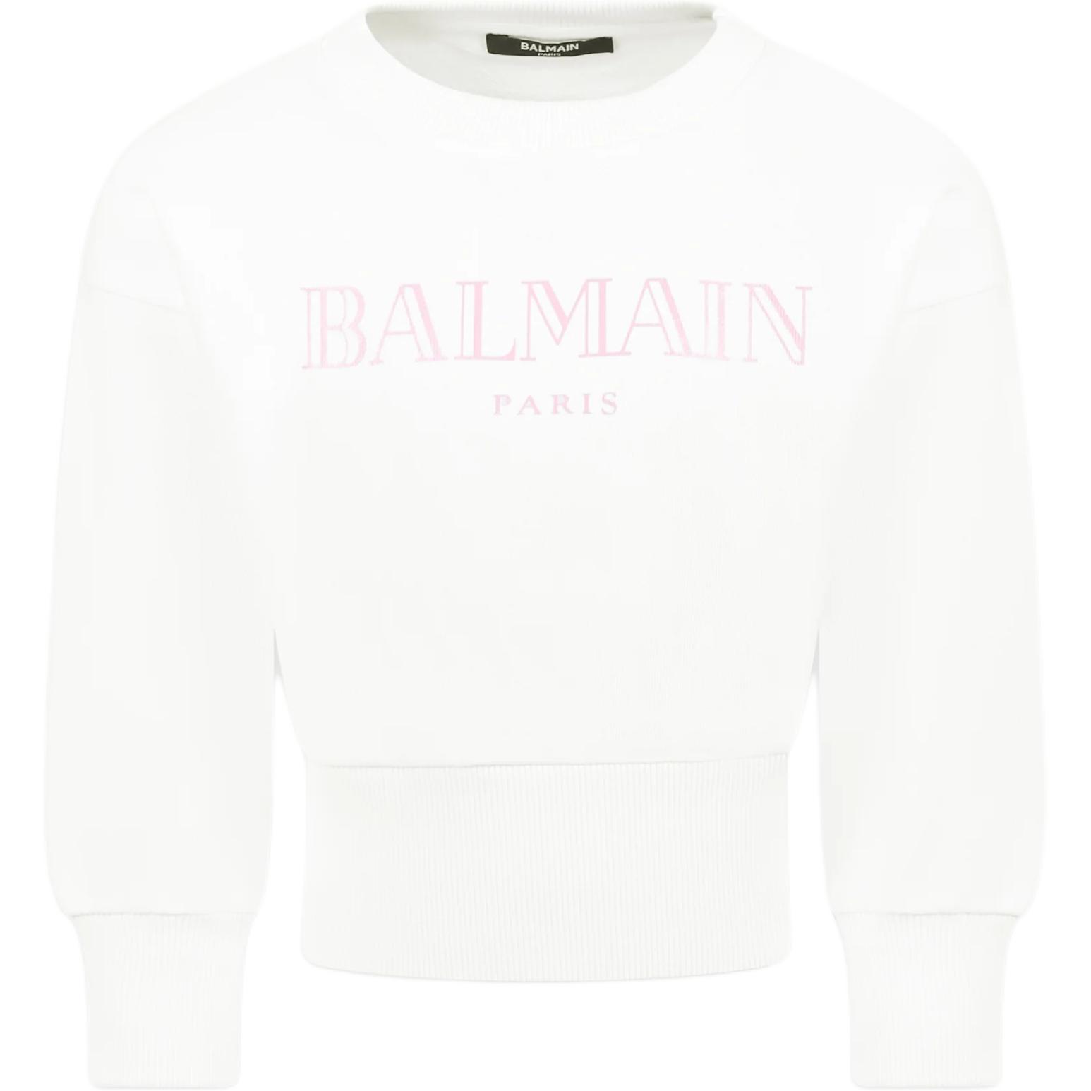 Детский свитшот BALMAIN, белый
Детский свитшот BALMAIN, белый