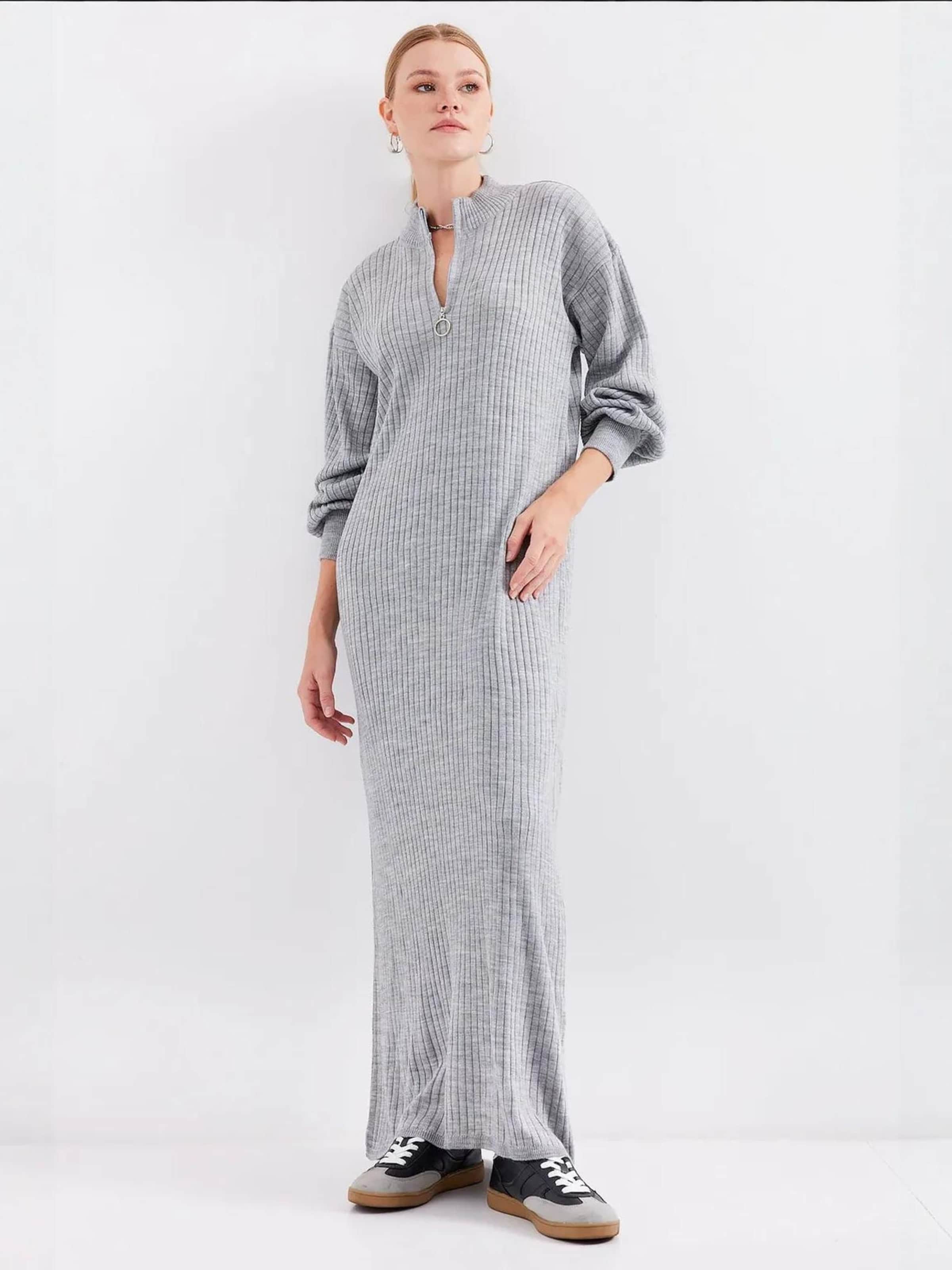 Bigdart Вязаное платье в сером цвете
Bigdart Вязаное платье в сером цвете