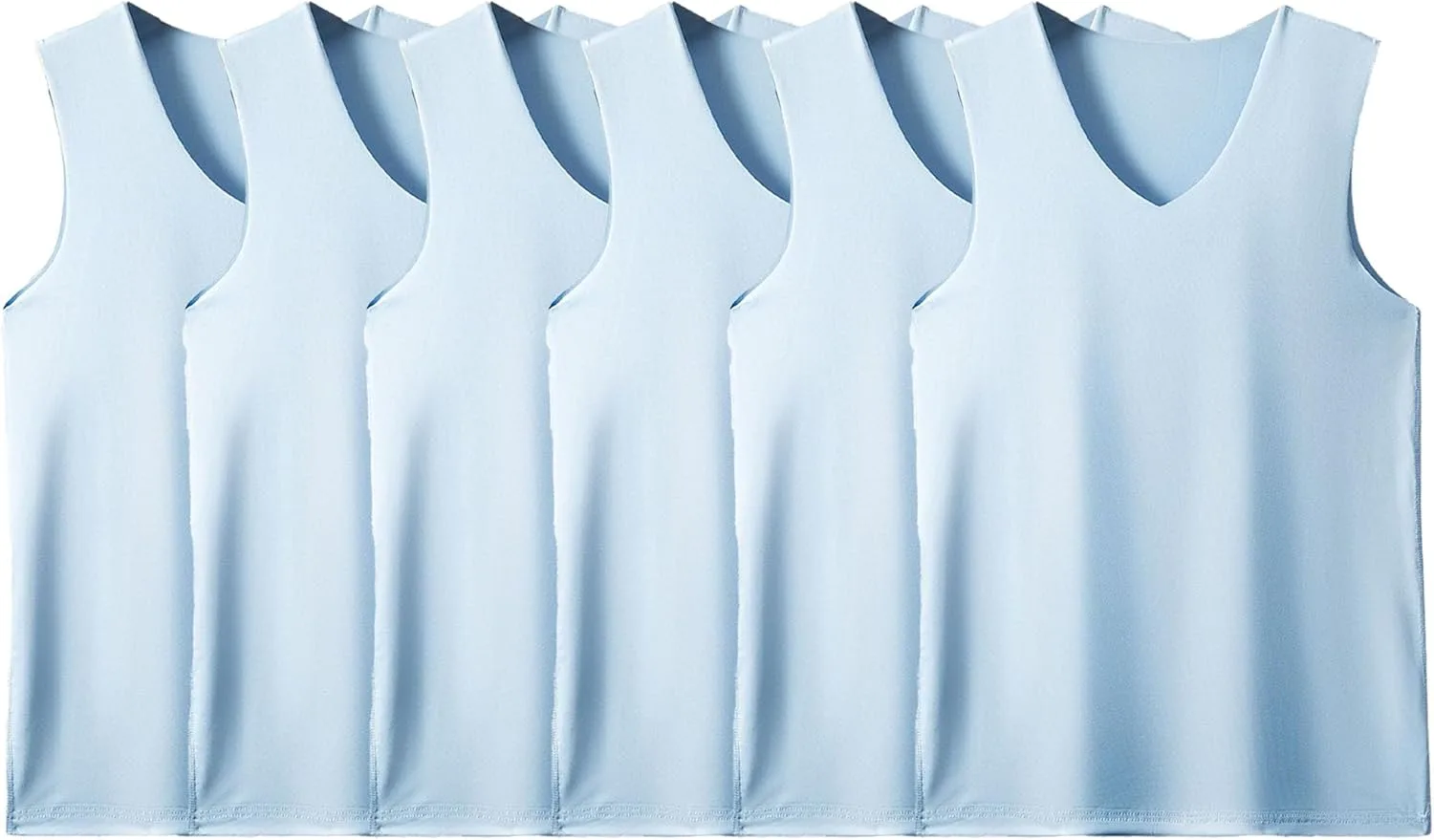 6 шт. мужские летние майки V-образный вырез QOAAIE
6 шт. мужские летние майки V-образный вырез QOAAIE