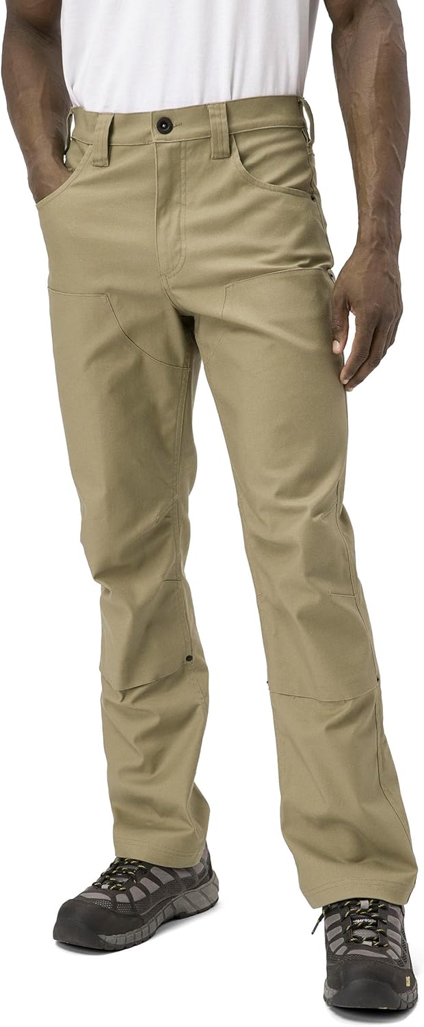 CAT Workwear мужские брюки Caterpillar с двойной передней частью из эластичного холста, прямой крой, Khaki
CAT Workwear мужские брюки Caterpillar с двойной передней частью из эластичного холста, прямой крой, Khaki