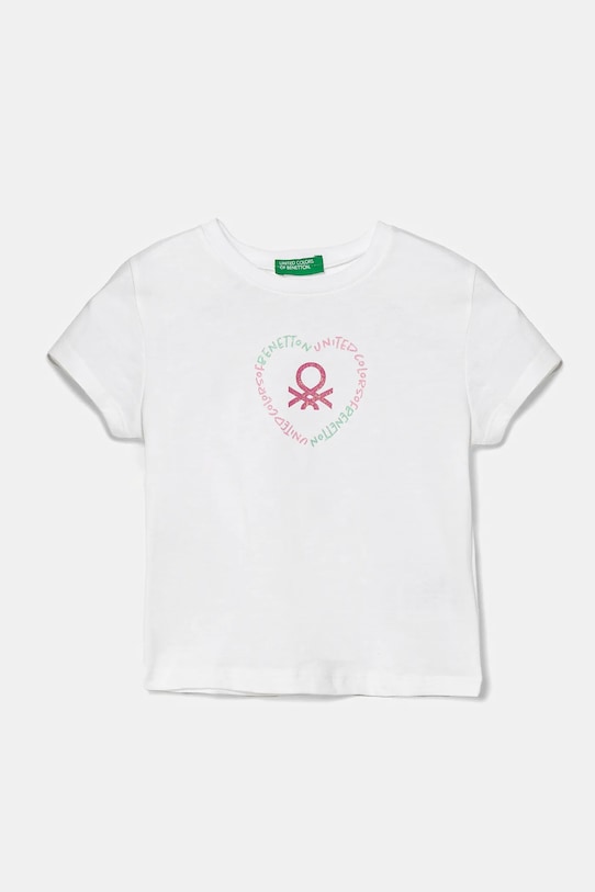 Детская хлопковая футболка United Colors Of Benetton, белый
Детская хлопковая футболка United Colors Of Benetton, белый
