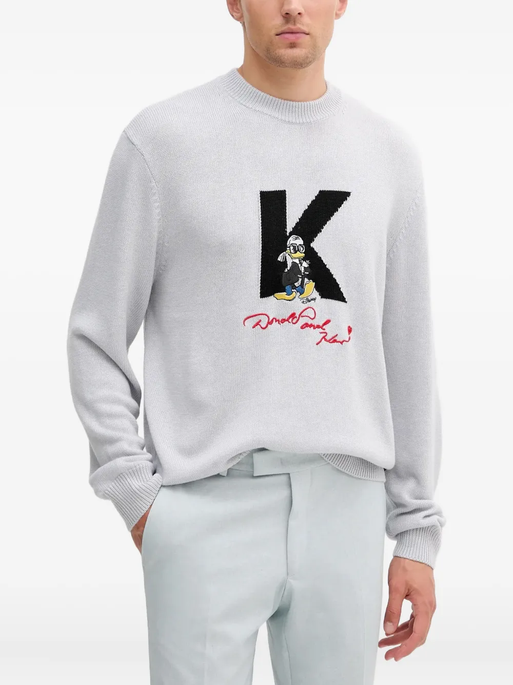 Вышитый свитер с длинными рукавами KARL LAGERFELD, серый
Вышитый свитер с длинными рукавами KARL LAGERFELD, серый