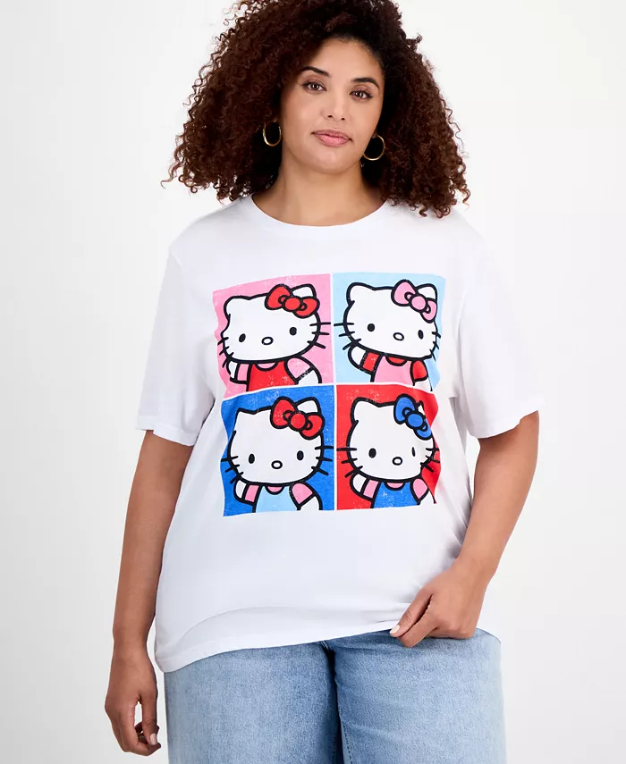 Модная футболка Hello Kitty больших размеров Grayson Threads, The Label, белый
Модная футболка Hello Kitty больших размеров Grayson Threads, The Label, белый