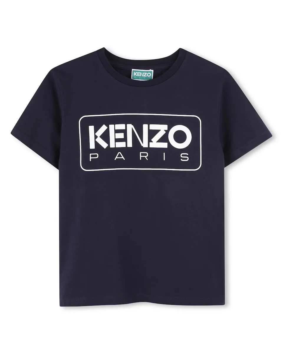 Футболка для мальчика из хлопка с короткими рукавами Kenzo Kids, тёмно-синий
Футболка для мальчика из хлопка с короткими рукавами Kenzo Kids, тёмно-синий