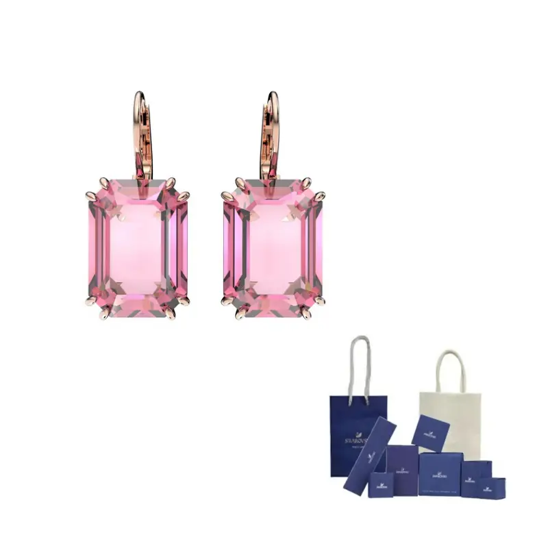 Серьги-капли Millenia Crystal Swarovski, розовый
Серьги-капли Millenia Crystal Swarovski, розовый