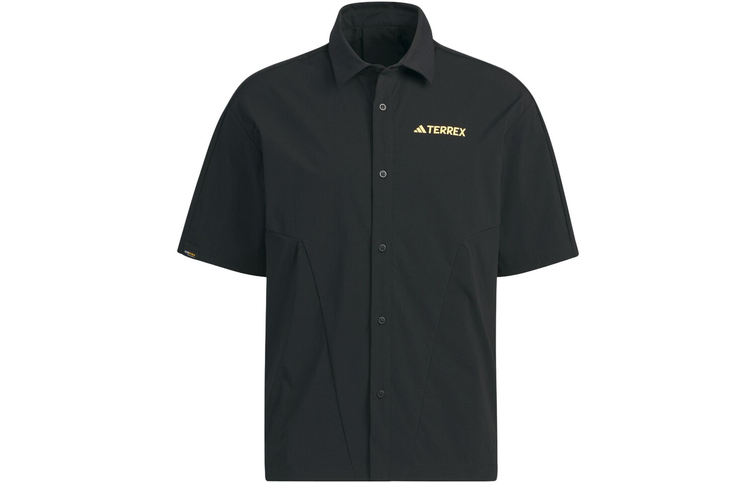 Рубашка унисекс черная Adidas, черный 
Рубашка унисекс черная Adidas, черный