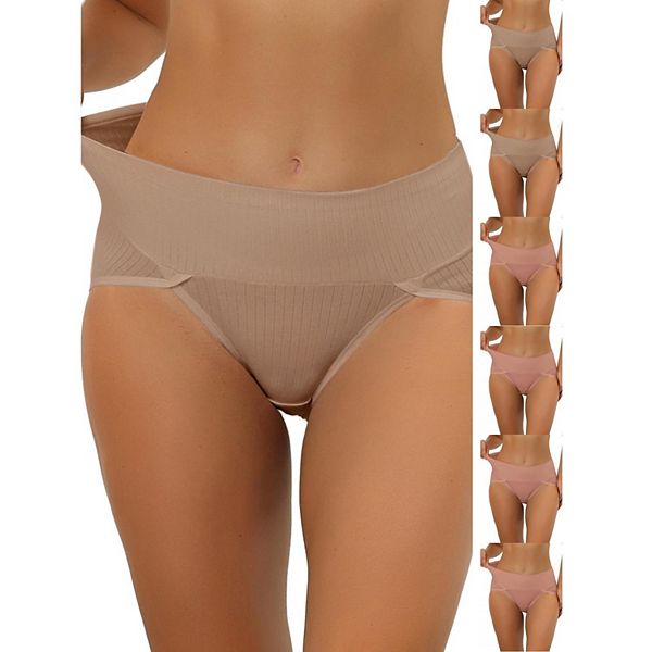 7 пар женского белья hi-cut с ребрами и высокой талией для контроля живота, доступно в plus size Inspire Chic, Light Red Camel
7 пар женского белья hi-cut с ребрами и высокой талией для контроля живота, доступно в plus size Inspire Chic, Light Red Camel