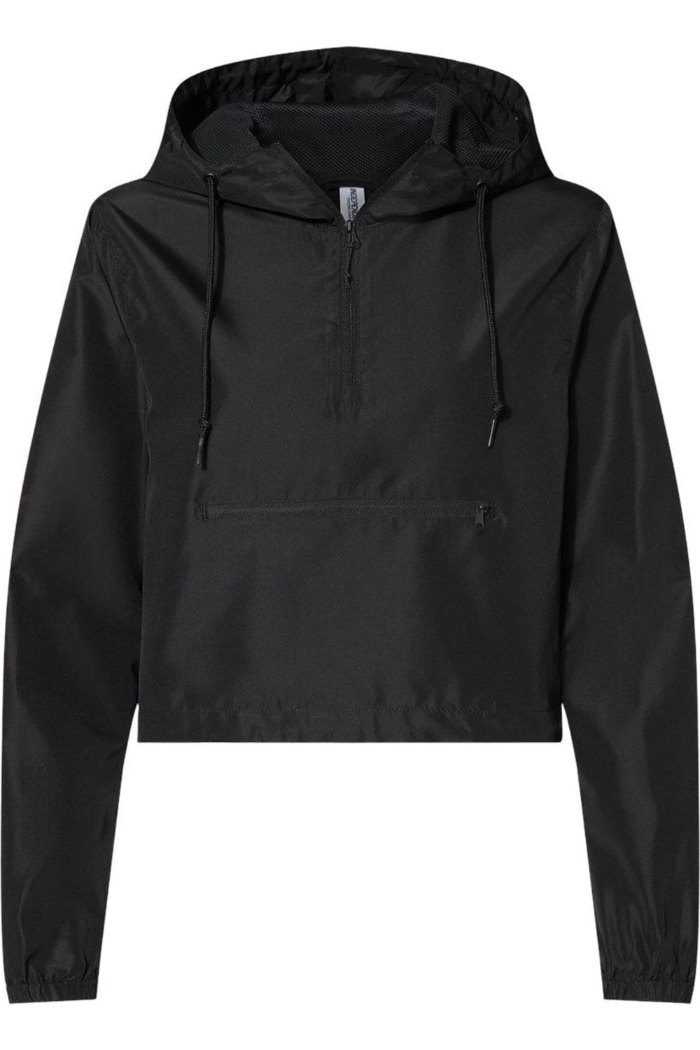 Independent Trading Co. Женская легкая укороченная ветровка с застежкой-молнией на четверть длины, черный
Independent Trading Co. Женская легкая укороченная ветровка с застежкой-молнией на четверть длины, черный