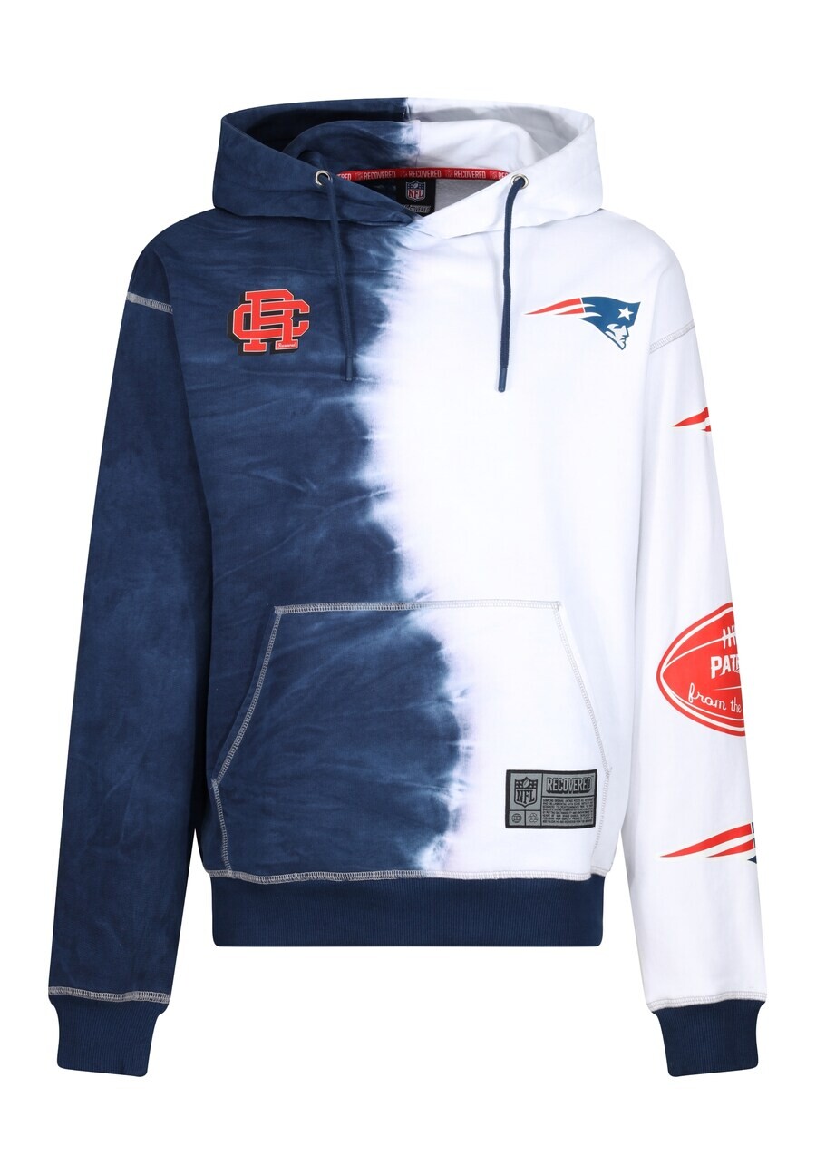 Толстовка с капюшоном Recovered Sweatshirt NFL Patriots Ink Dye Effect On, синий
Толстовка с капюшоном Recovered Sweatshirt NFL Patriots Ink Dye Effect On, синий