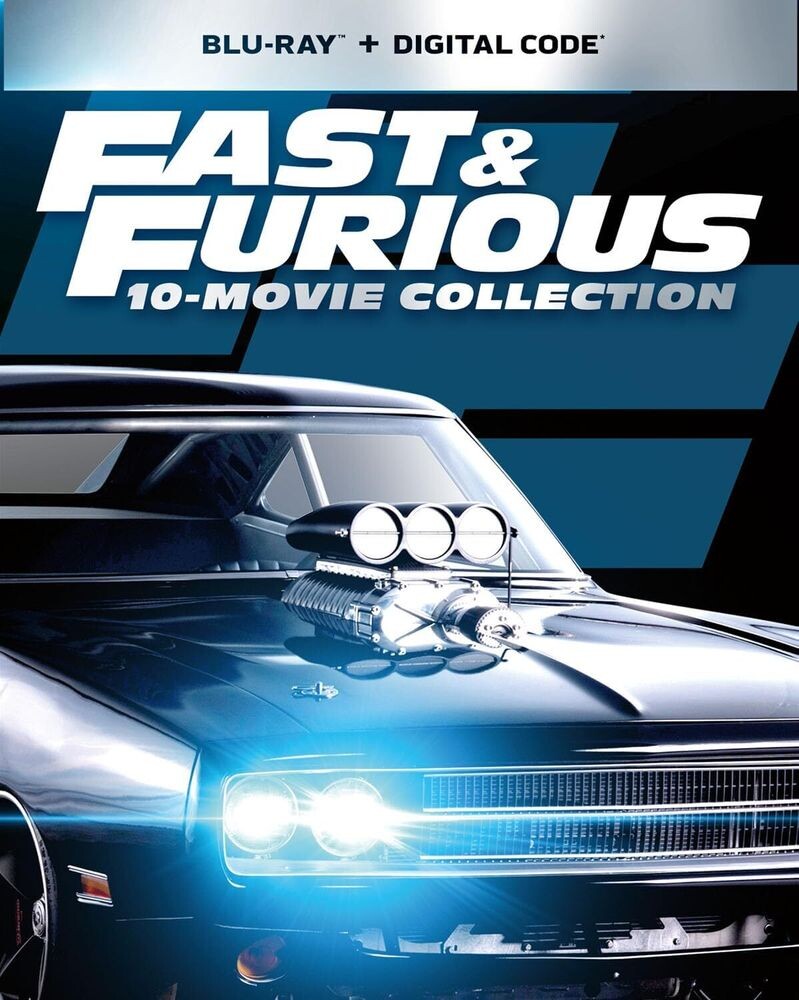 Диск Blu-ray Fast & Furious 10-Movie Collection
Диск Blu-ray Fast & Furious 10-Movie Collection