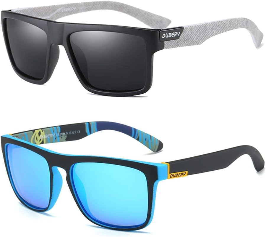 Ретро поляризованные солнцезащитные очки для мужчин и женщин. Классические винтажные квадратные солнцезащитные очки с защитой UV400, цвет D918 Tramean, 2 Pack(black&grey/Black+black/Blue)
Ретро поляризованные солнцезащитные очки для мужчин и женщин. Классические винтажные квадратные солнцезащитные очки с защитой UV400, цвет D918 Tramean, 2 Pack(black&grey/Black+black/Blue)