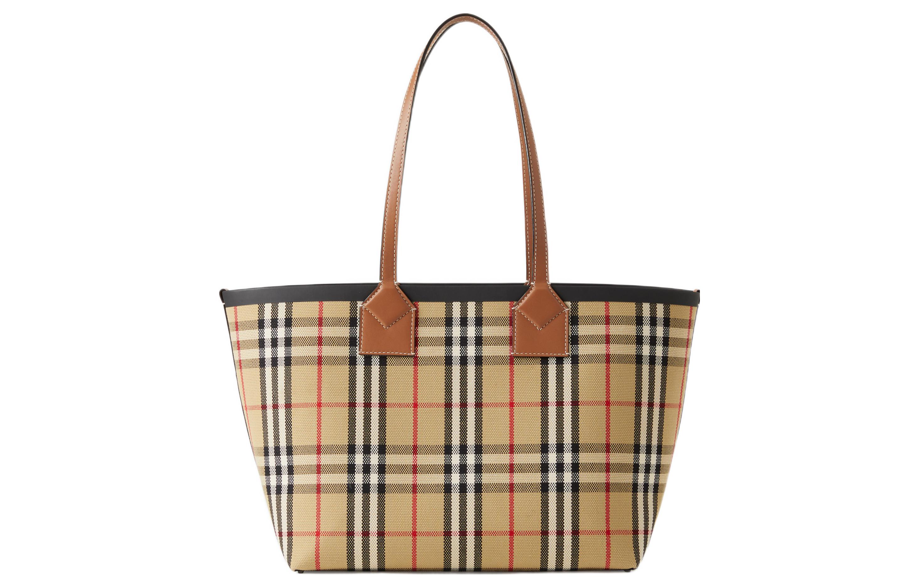 Хлопковая сумка-шоппер малого размера Лондон Браун Брайар/Чёрный Burberry
Хлопковая сумка-шоппер малого размера Лондон Браун Брайар/Чёрный Burberry